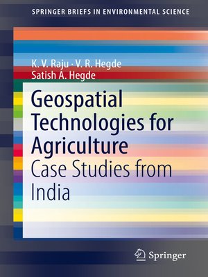 cover image of Geospatial Technologies for Agriculture